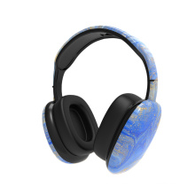 2021 Mobile Accessories Volume Control Diy Logo Headphones Over Ear Bluetooth  Wireless Headphone Headphone Holder